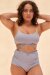 Lunalae Top Poppy Strappy Gris M