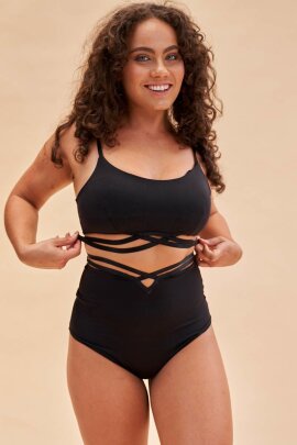 Lunalae Top Poppy Strappy Negro S