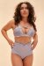 Lunalae Shorts High Waist Willow Cross Over Gris XL
