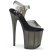 Pleaser Sandalia de Tacón FLAMINGO-808N-T Negro EU-35 / US-5