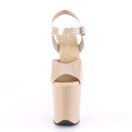 Pleaser Sandalia de Tacón FLAMINGO-808N Crema EU-35 / US-5
