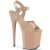 Pleaser Sandalia de Tacón FLAMINGO-808N Crema EU-35 / US-5