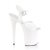 Pleaser Sandalia de Tacón FLAMINGO-808N Blanco EU-35 / US-5