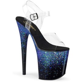 Pleaser Sandalia de Tacón FLAMINGO-808SS Negro...