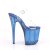 Pleaser Sandalia de Tacón FLAMINGO-808T Transparente Azul EU-35 / US-5