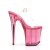 Pleaser Sandalia de Tacón FLAMINGO-808T Transparente Rosa EU-35 / US-5