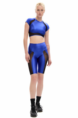 MÆD Top Laecker 1.0 Azul Cobalto + Negro M