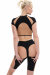 MÆD Pantalones Cortos de Biker Laecker 1.0 Negro + Nude XS
