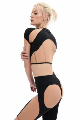 MÆD Pantalones Cortos de Biker Laecker 1.0 Negro + Nude S