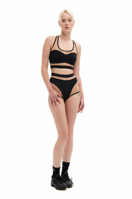 MÆD Pantalones Cortos Haeve  1.0 Negro + Nude S