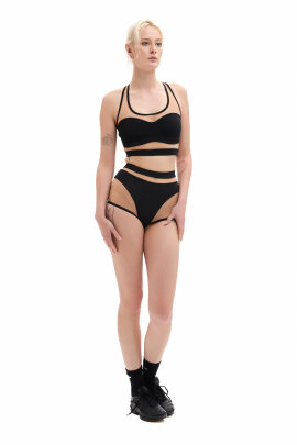 MÆD Pantalones Cortos Haeve  1.0 Negro + Nude XL