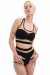 MÆD Pantalones Cortos Haeve  1.0 Negro + Nude XL