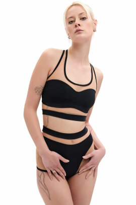 MÆD Pantalones Cortos Haeve  1.0 Negro + Nude XXL