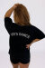 AMBR Designs Camiseta Oversize Lets Dance Negro XL