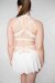 Zasha Polewear Pantalones Cortos Tiro Alto Layla Blanco XL