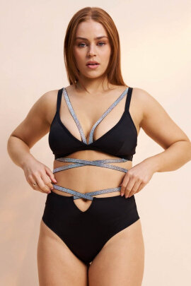 Lunalae Top Ivy Diamante Negro S