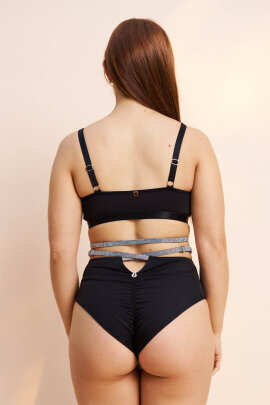Lunalae Top Ivy Diamante Negro S