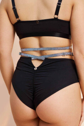 Lunalae Top Ivy Diamante Negro M