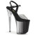 Pleaser FLAMINGO-808T-1 Sandalias de Plataforma Tono Claro Ahumado Negro EU-37 / US-7