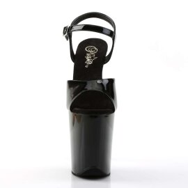 Pleaser Sandalia de Tacón FLAMINGO-809 Negro EU-37...
