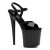 Pleaser Sandalia de Tacón FLAMINGO-809 Negro EU-38 / US-8