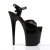 Pleaser Sandalia de Tacón FLAMINGO-809 Negro EU-38 / US-8