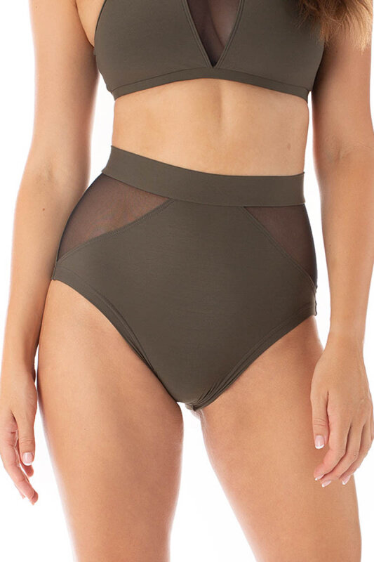 Dragonfly Pantalones Cortos Monica Malla Caqui S
