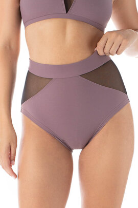 Dragonfly Pantalones Cortos Monica Malla Lila S