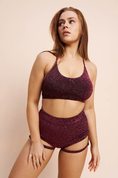 Lunalae Top Athena Coral Shimmer