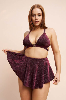 Lunalae Top Follow Me Coral Shimmer L