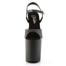 Pleaser Sandalia de Tacón FLAMINGO-809 Negro Sintético EU-35 / US-5