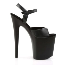 Pleaser Sandalia de Tacón FLAMINGO-809 Negro Sintético EU-35 / US-5