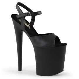 Pleaser Sandalia de Tacón FLAMINGO-809 Negro...