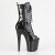 Pleaser FLAMINGO-1041GP Botines con Plataforma Charol Purpurina Negro EU-40 / US-10