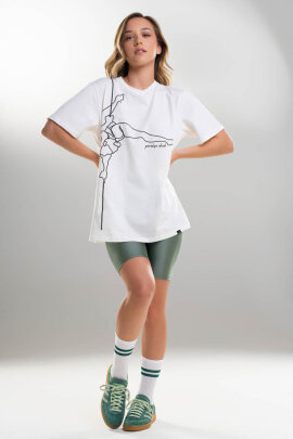 Paradise Chick Supreme Pole Dancer Camiseta Crema XS/S