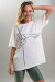 Paradise Chick Supreme Pole Dancer Camiseta Crema XS/S