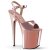 Pleaser Sandalia de Tacón FLAMINGO-809 Oro Rosado Claro Metálico Metalizado EU-38 / US-8