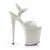 Pleaser Sandalia de Tacón FLAMINGO-809 Blanco EU-37 / US-7