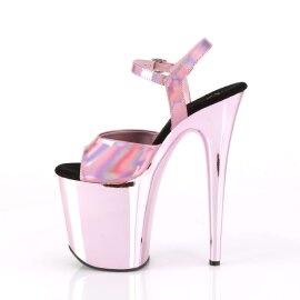 Pleaser Sandalia de Tacón FLAMINGO-809HG Rosa Holograma EU-35 / US-5