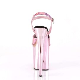 Pleaser Sandalia de Tacón FLAMINGO-809HG Rosa Holograma EU-35 / US-5