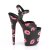 Pleaser Sandalia de Tacón FLAMINGO-809KISSES Negro EU-36 / US-6