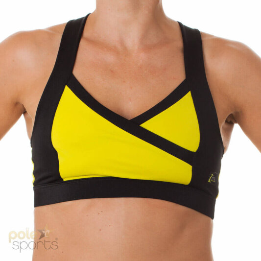 i-Style Top Maxi Fit M amarillo / Negro