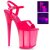 Pleaser Sandalia de Tacón FLAMINGO-809UVT Rosa Claro Neón EU-35 / US-5