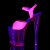 Pleaser Sandalia de Tacón FLAMINGO-809UVT Rosa Claro Neón EU-37 / US-7