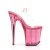 Pleaser Sandalia de Tacón FLAMINGO-808T Transparente Rosa EU-40 / US-10