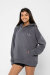 REV ACTIV Sudadera Premium Innocent Girl Con Pleasers Gris XS