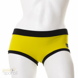 i-Style Pantalones Cortos Gym S amarillo / Negro