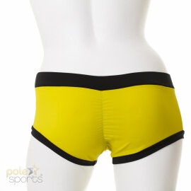 i-Style Pantalones Cortos Gym S amarillo / Negro