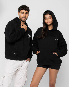 REV ACTIV Hoodie Premium Nobody Knows Im  A Pole Dancer Negra M