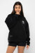 REV ACTIV Hoodie Premium Nobody Knows Im  A Pole Dancer Negra M